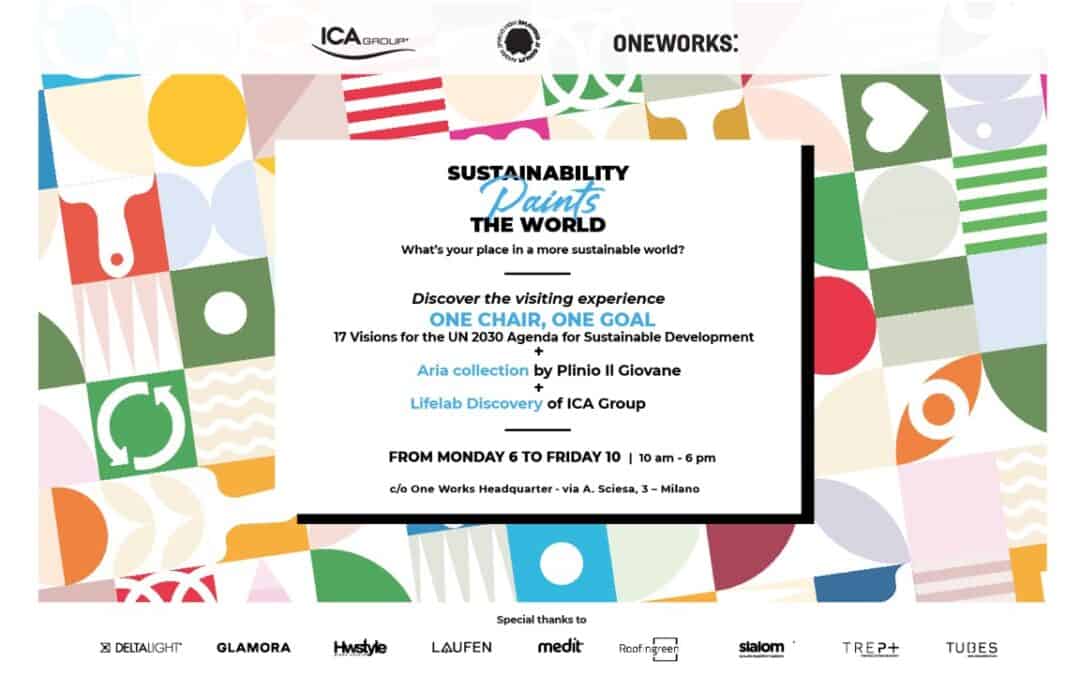 Milano Design Week 2021 – Medit per “Sustainability Paints the World” di One Works